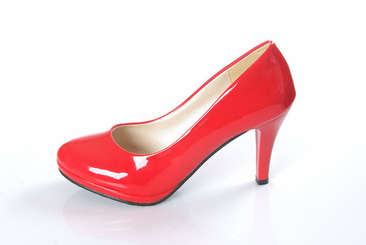 Damen elegante Pumps mit geschwungenem Absatz und komfortablem Fußbett Drune