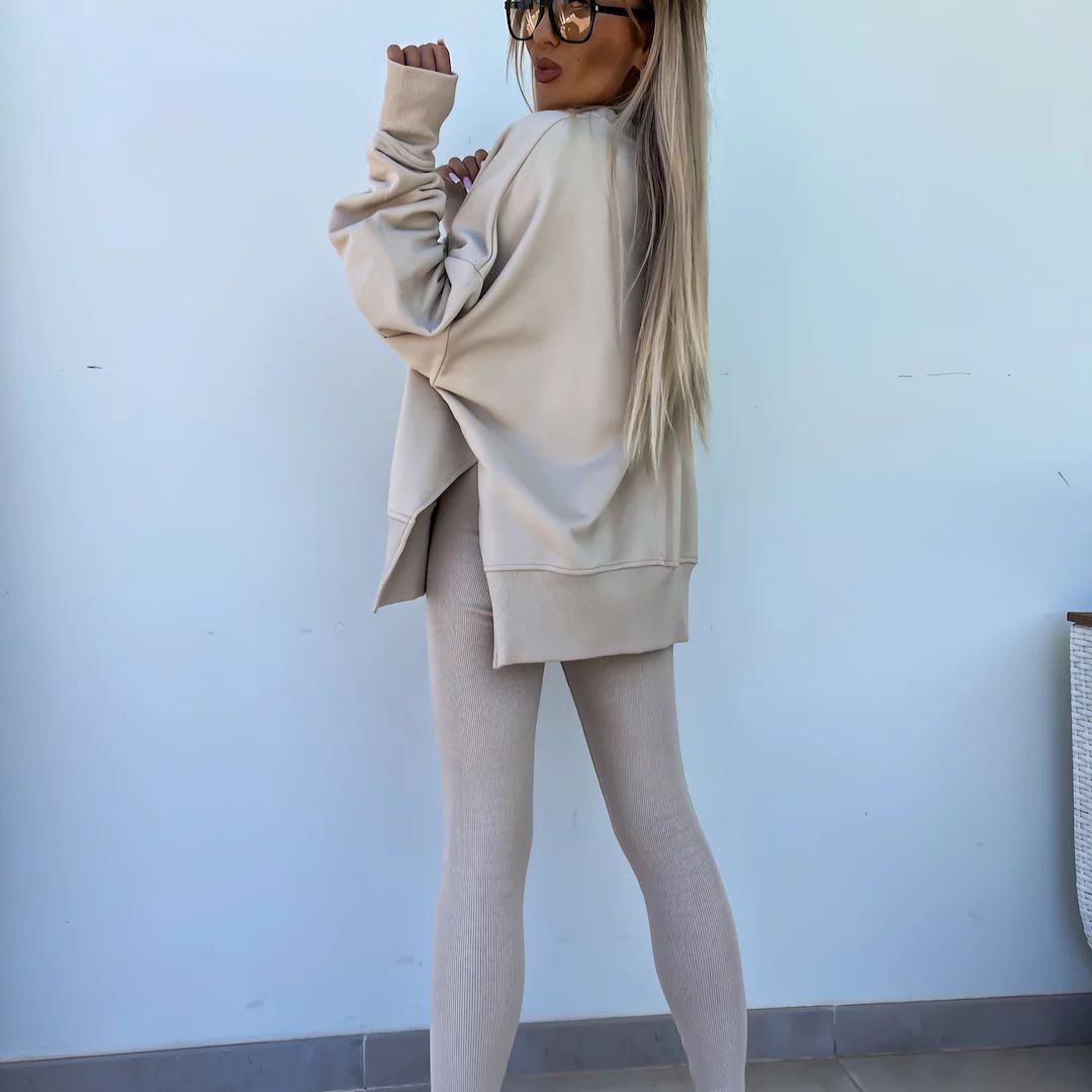 Drune | Gemütliches Oversized-Sweatshirt und Leggings-Set