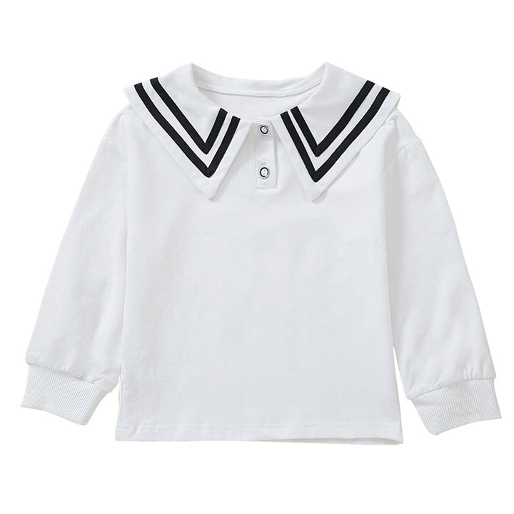 Mädchen Segelkragen Sweatshirt Drune