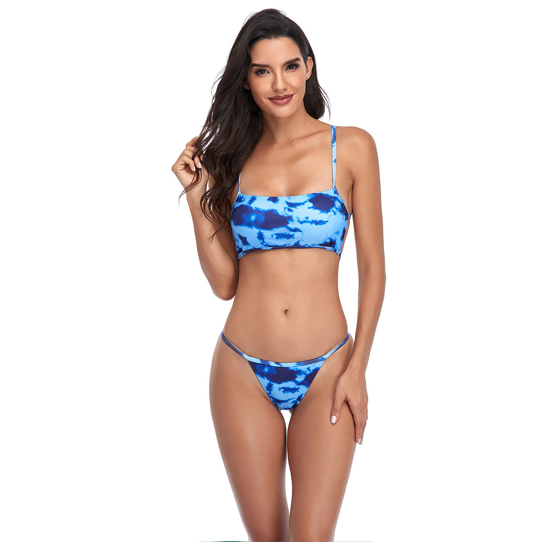 Damen Bikini-Set mit trendigem Cropped-Oberteil und minimalistischem Slip Drune