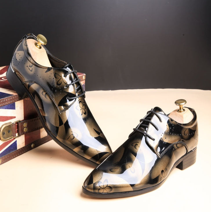 Drune | Große Herren Business Freizeitschuhe Aus Glanzleder