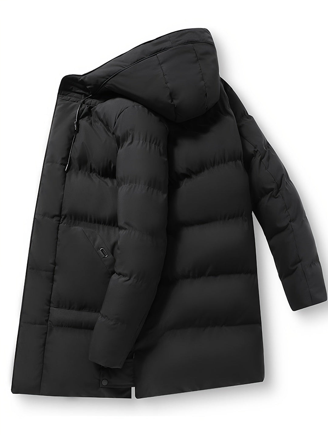 Drune | Kapuzen Reißverschluss Gepolsterte Winterjacke Für Herren - Perfekt für Outdoor-Aktivitäten