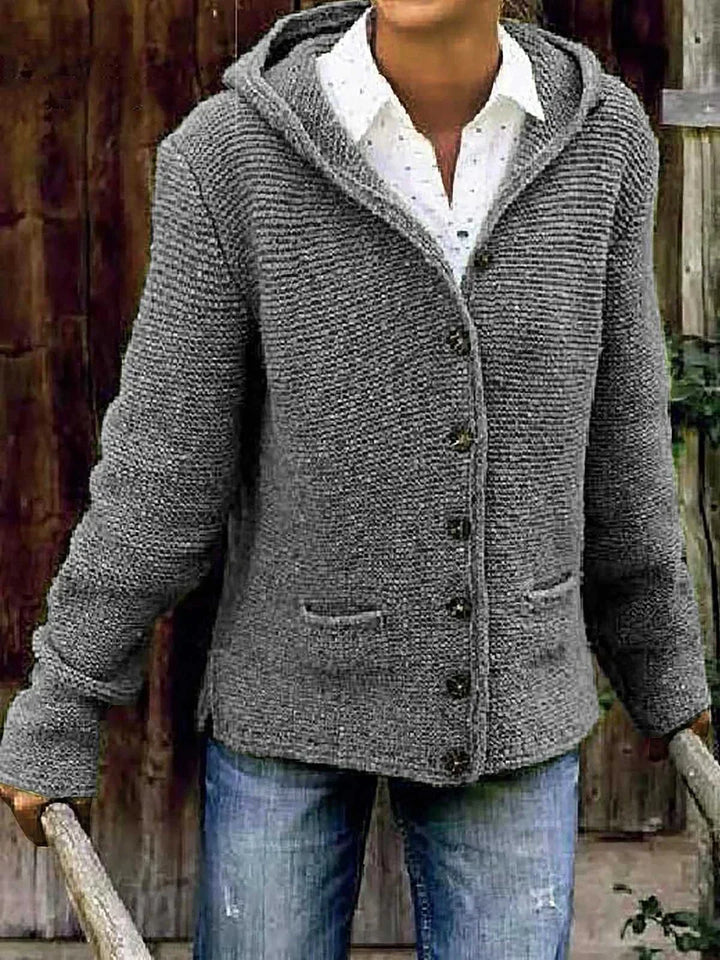 Drune | Stilvolles Strickjacke mit Kapuze