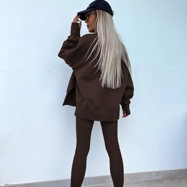 Drune | Gemütliches Oversized-Sweatshirt und Leggings-Set