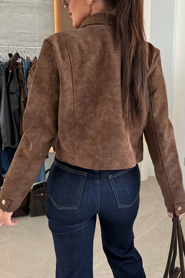 Drune | langärmelige Freizeitjacke mit Knöpfen