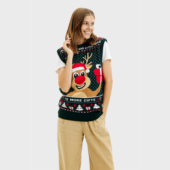 Drune | Rudolphs Weihnachtsstrickjacke - Damen