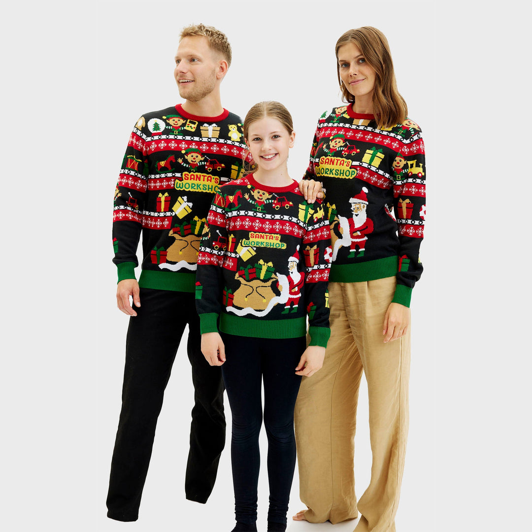 Drune | Santa's Workshop Weihnachtspullover - Kinder