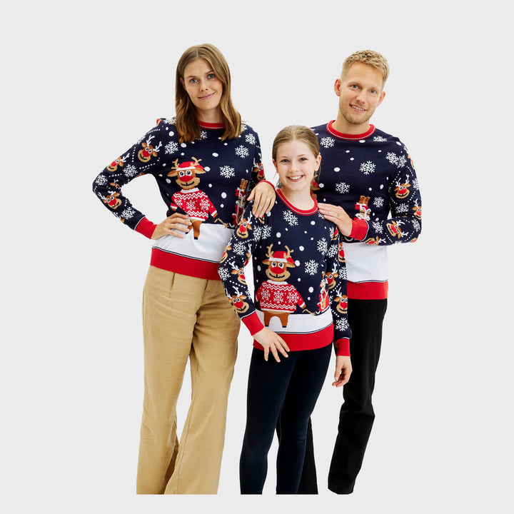 Drune | Der Bringing Christmas Gifts Weihnachts-Pullover - Herren