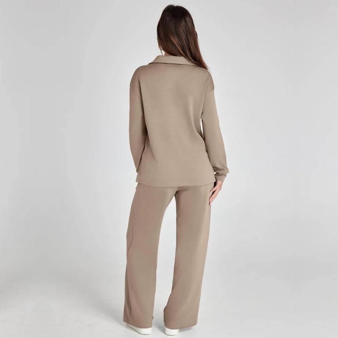 Drune | Damen Loungewear Satz mit Weiten Hosen