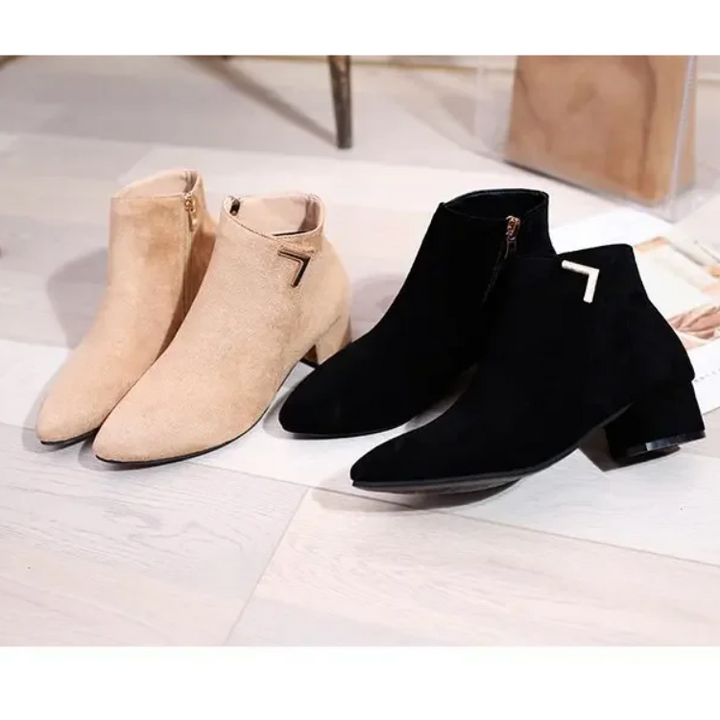 Drune | Stiefeletten Mit Spitzem Schuh Und Seitenreißverschluss Damen Stiefeletten
