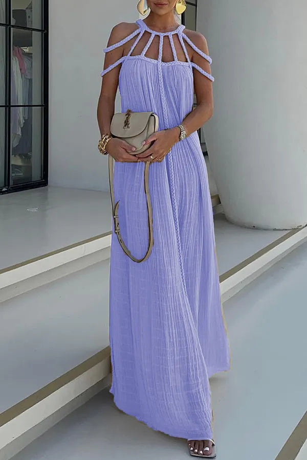 Drune | Sommer Kurzarm Klassisches Kleid
