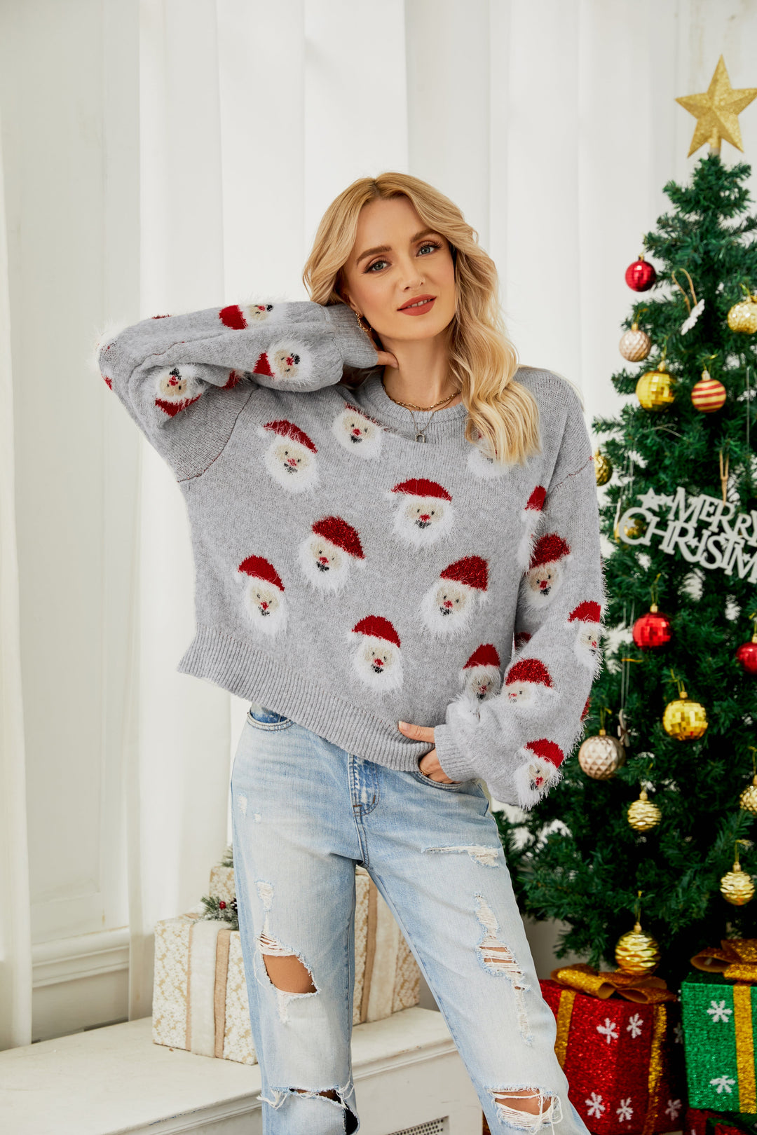 Drune | Lieblicher Winter Älterer Kopf Pullover