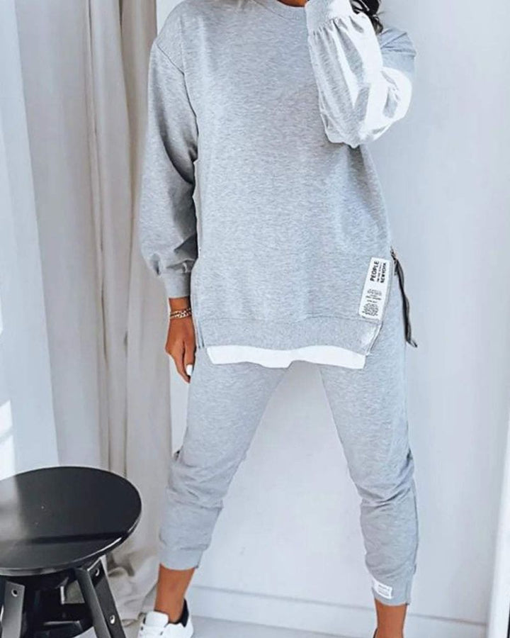 Drune | Sweater und Hose Zweiteiler Set