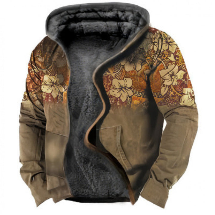 Drune | Hoodie Wollmix - Relaxed Fit Boho Stil