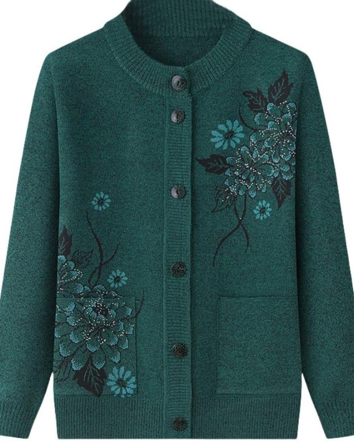 Drune | Floral Charm Strickjacke