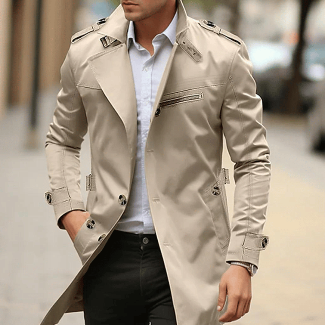 Drune | Klassischer Trenchcoat für Herren