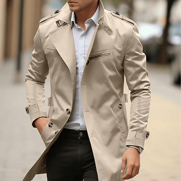 Drune | Klassischer Trenchcoat für Herren