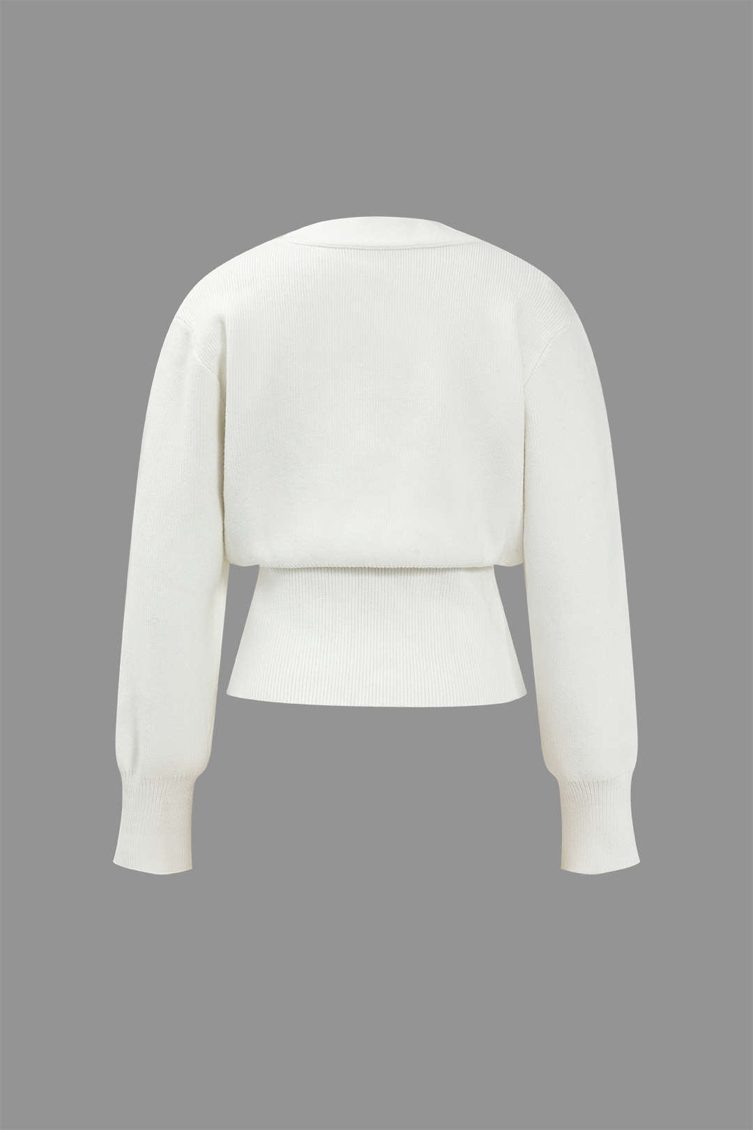 Drune | Pullover-Cardigan mit V-Ausschnitt
