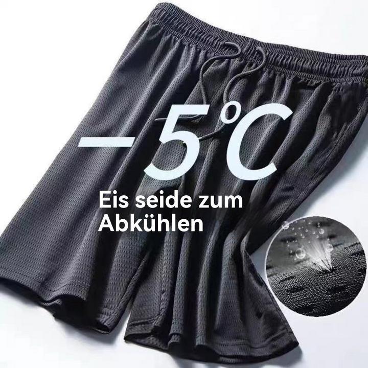 Drune | Sommer Herren Eis Seide lose Shorts