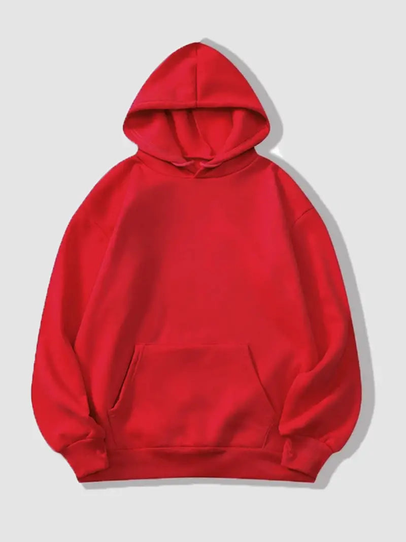 Drune | Bequemer Einfarbiger Damen Hoodie mit Kapuze