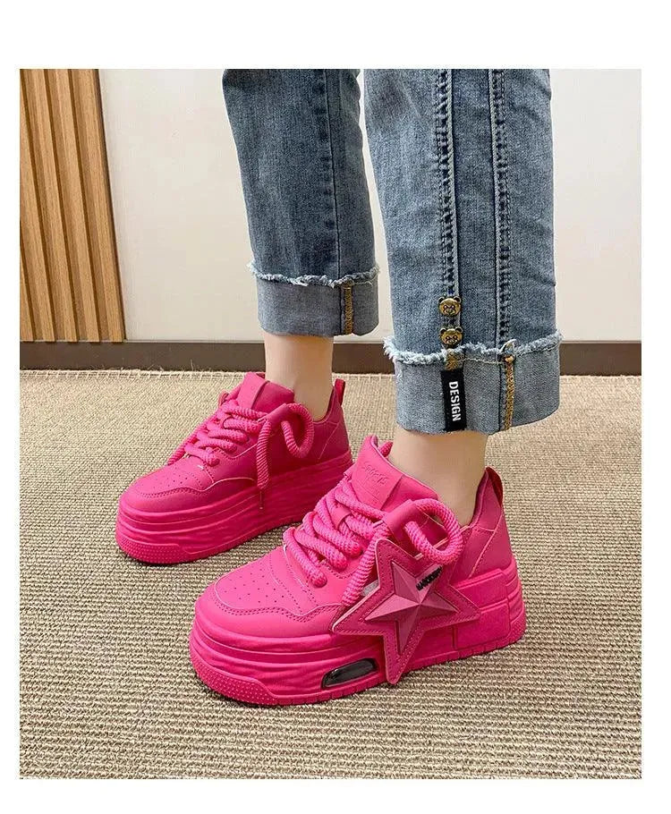 Drune | Sneakers Donna mit Plateau und Stella