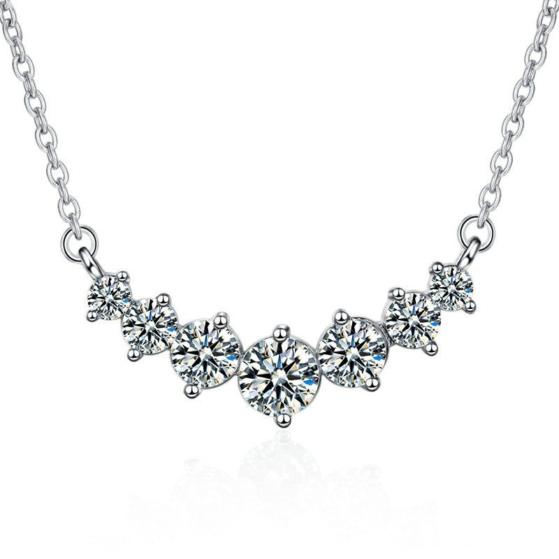 Drune | 925 Sterling Moissanit Halskette