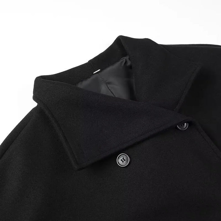 Drune | Damen-Wickelmantel mit breitem Revers Rebeca