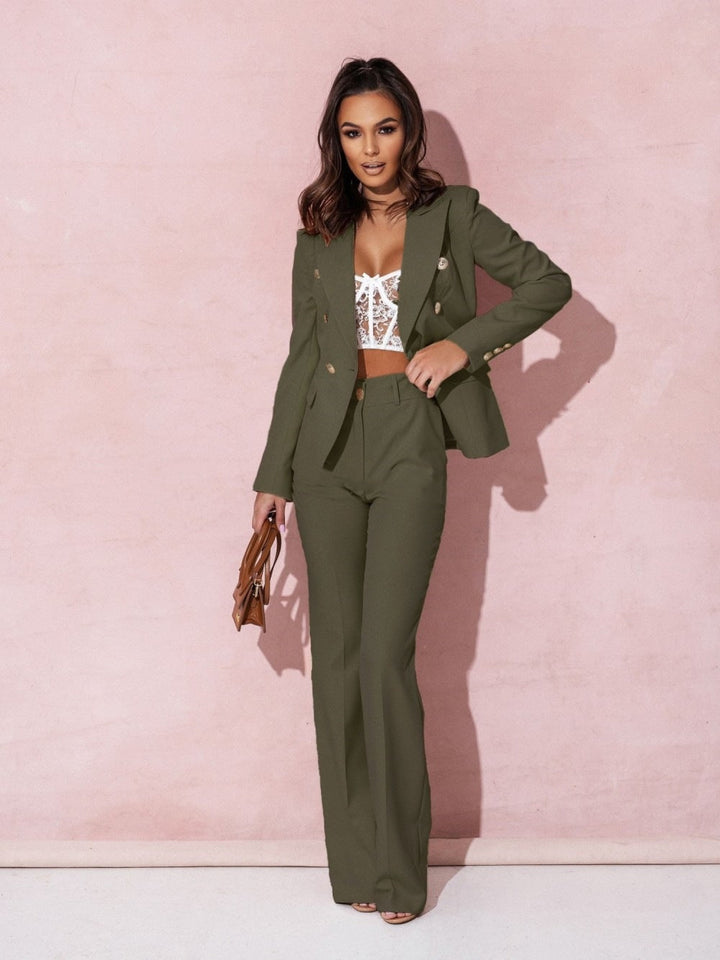Drune | Elegante Blazer und Hosen Set