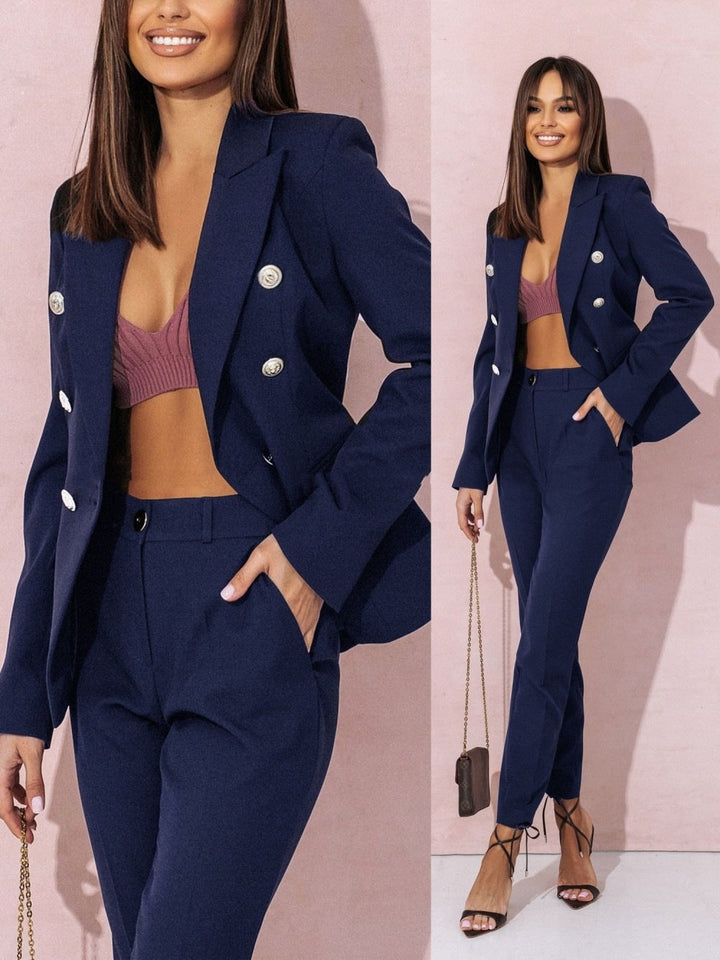 Drune | Elegante Blazer und Hosen Set