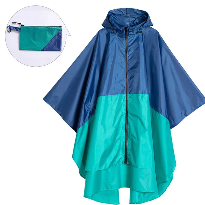 Drune | Tragbare Unisex wasserdichte Poncho mit Kapuze