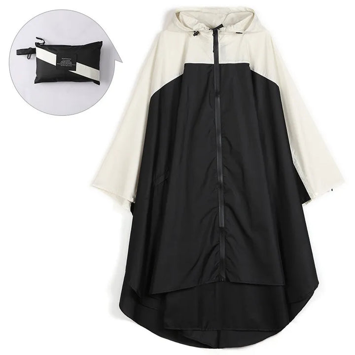 Drune | Tragbare Unisex wasserdichte Poncho mit Kapuze