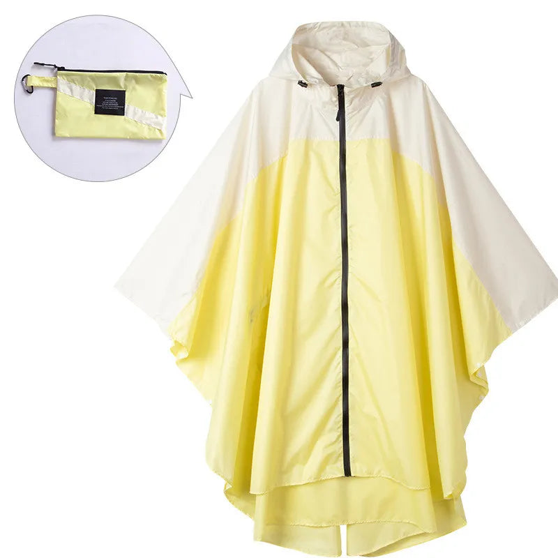 Drune | Tragbare Unisex wasserdichte Poncho mit Kapuze