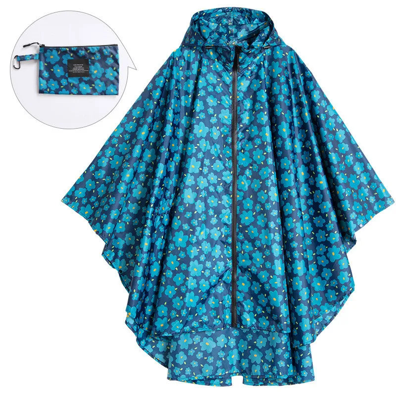 Drune | Tragbare Unisex wasserdichte Poncho mit Kapuze