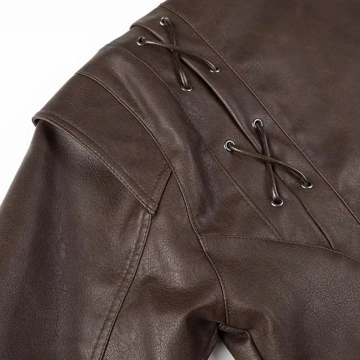 Drune | Vintage-Jacke mit V-Ausschnitt für Frauen
