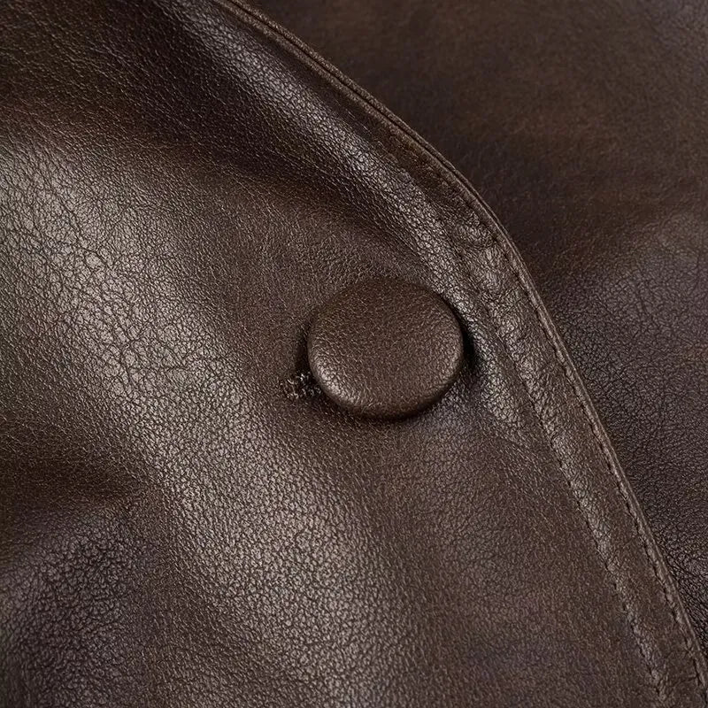 Drune | Vintage-Jacke mit V-Ausschnitt für Frauen