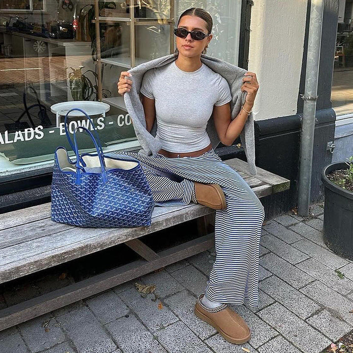 Drune | Coole Gestreifte Hose Für Einen Frischen Look