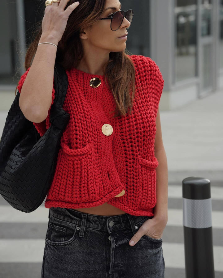Drune | Strickjacke Im Strickstil