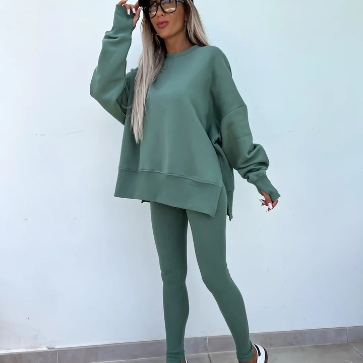 Drune | Gemütliches Oversized-Sweatshirt und Leggings-Set