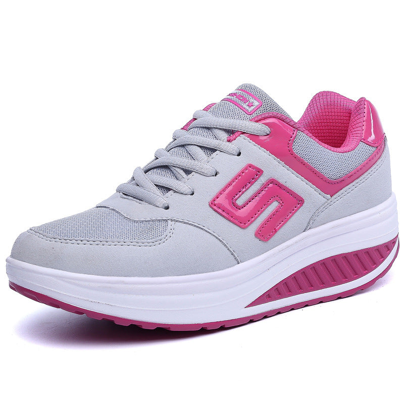 Damen nan Balance-Walking-Sneaker mit ergonomischer Wippsohle und entlastender Mittelsohle Drune