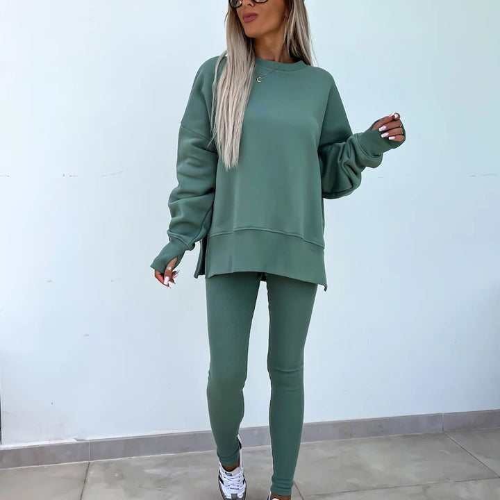 Drune | Gemütliches Oversized-Sweatshirt und Leggings-Set