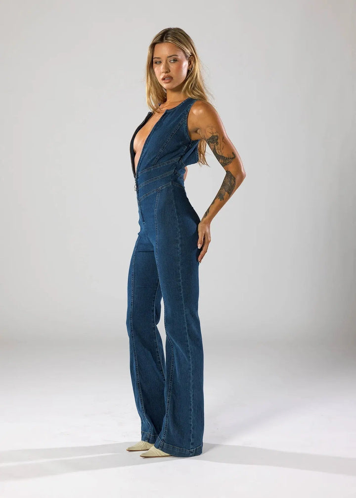Drune | Denim Jumpsuit