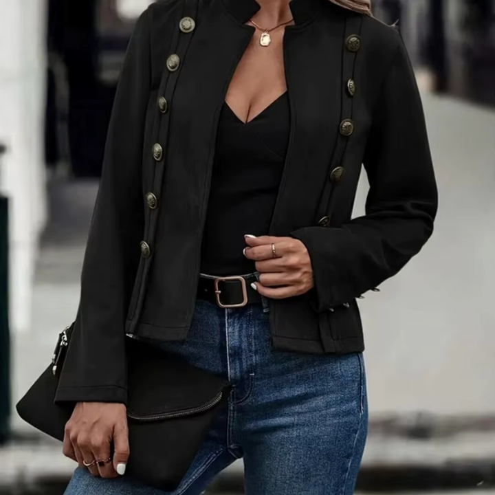 Drune | Elegante Jacke Mit Knöpfen