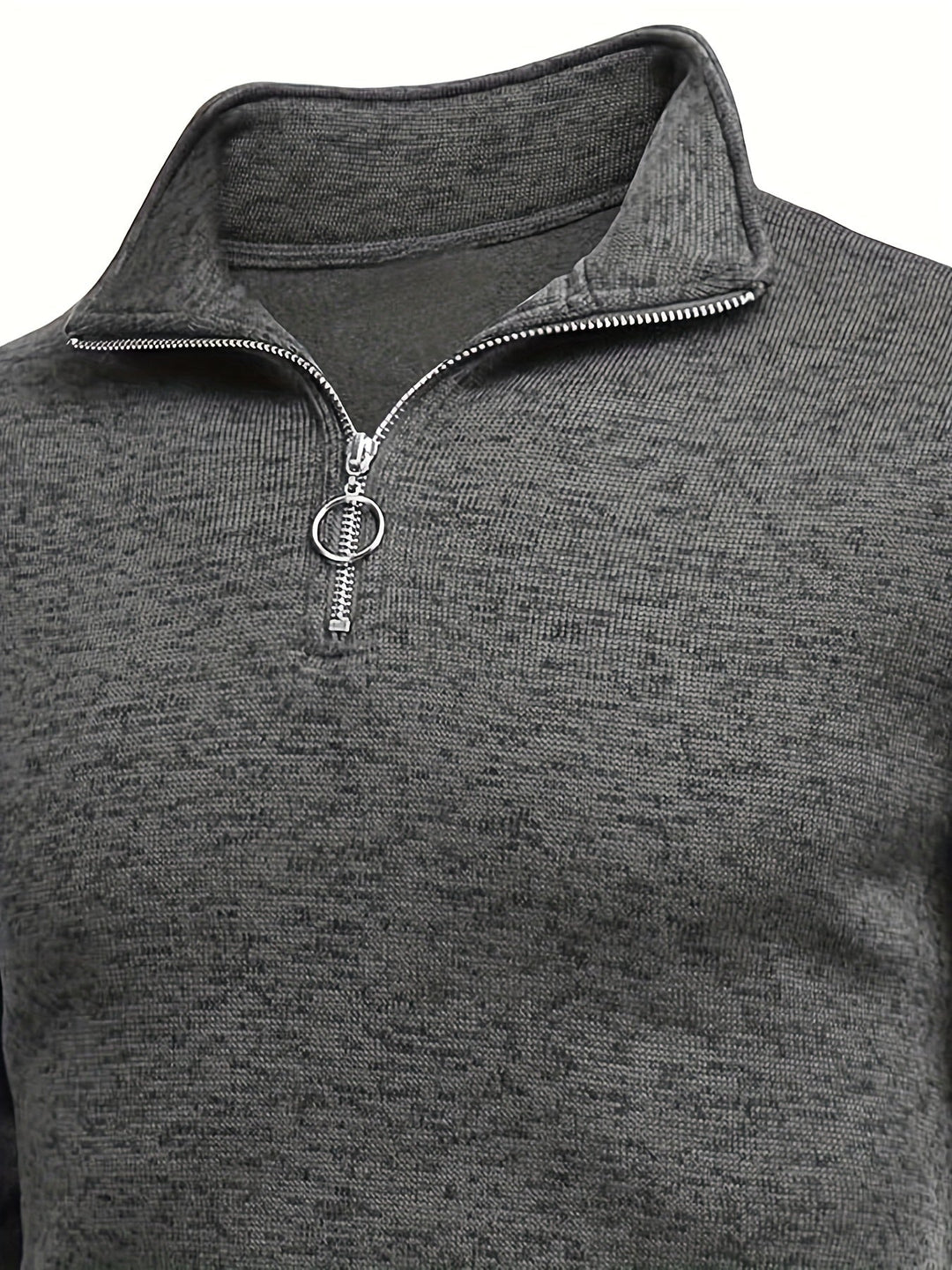 Drune | Lässiger Pullover mit Reißverschluss für Männer