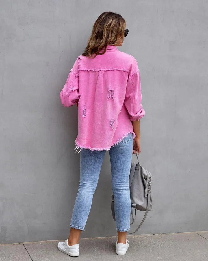 Drune | Damenbluse aus Denim