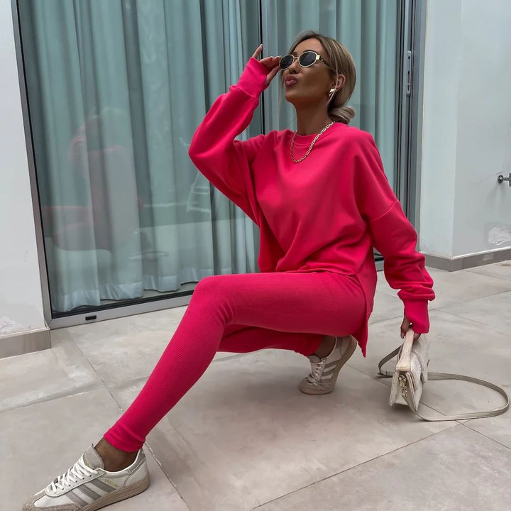 Drune | Gemütliches Oversized-Sweatshirt und Leggings-Set