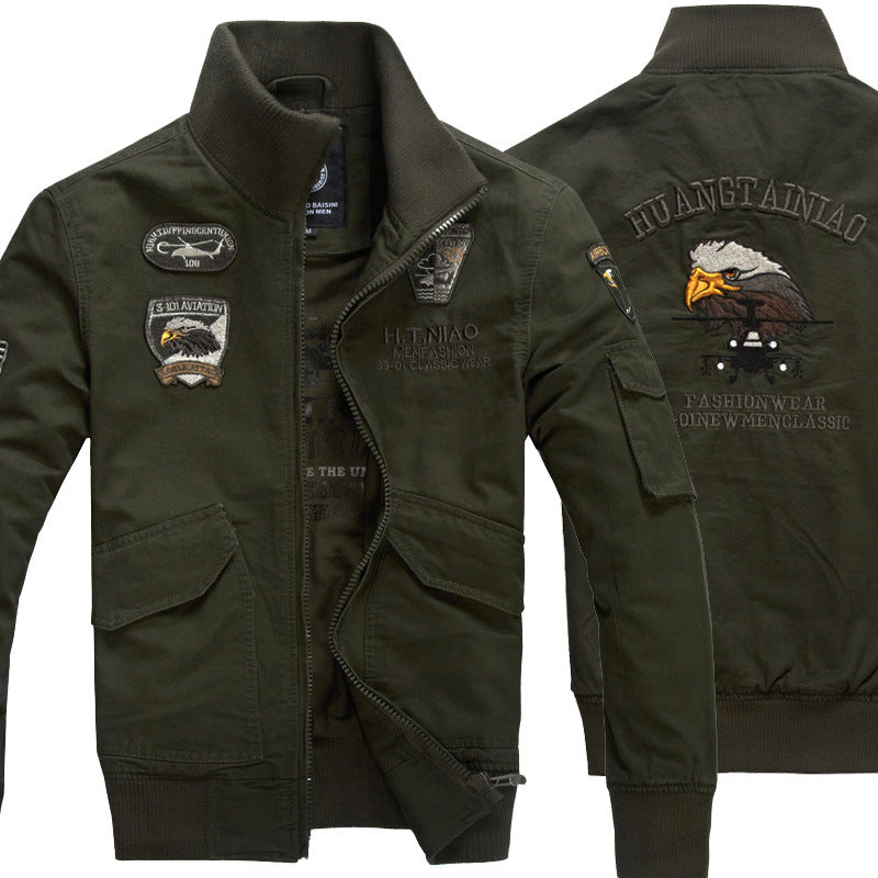Herren Modische Utility-Jacke mit praktischen Taschen Drune