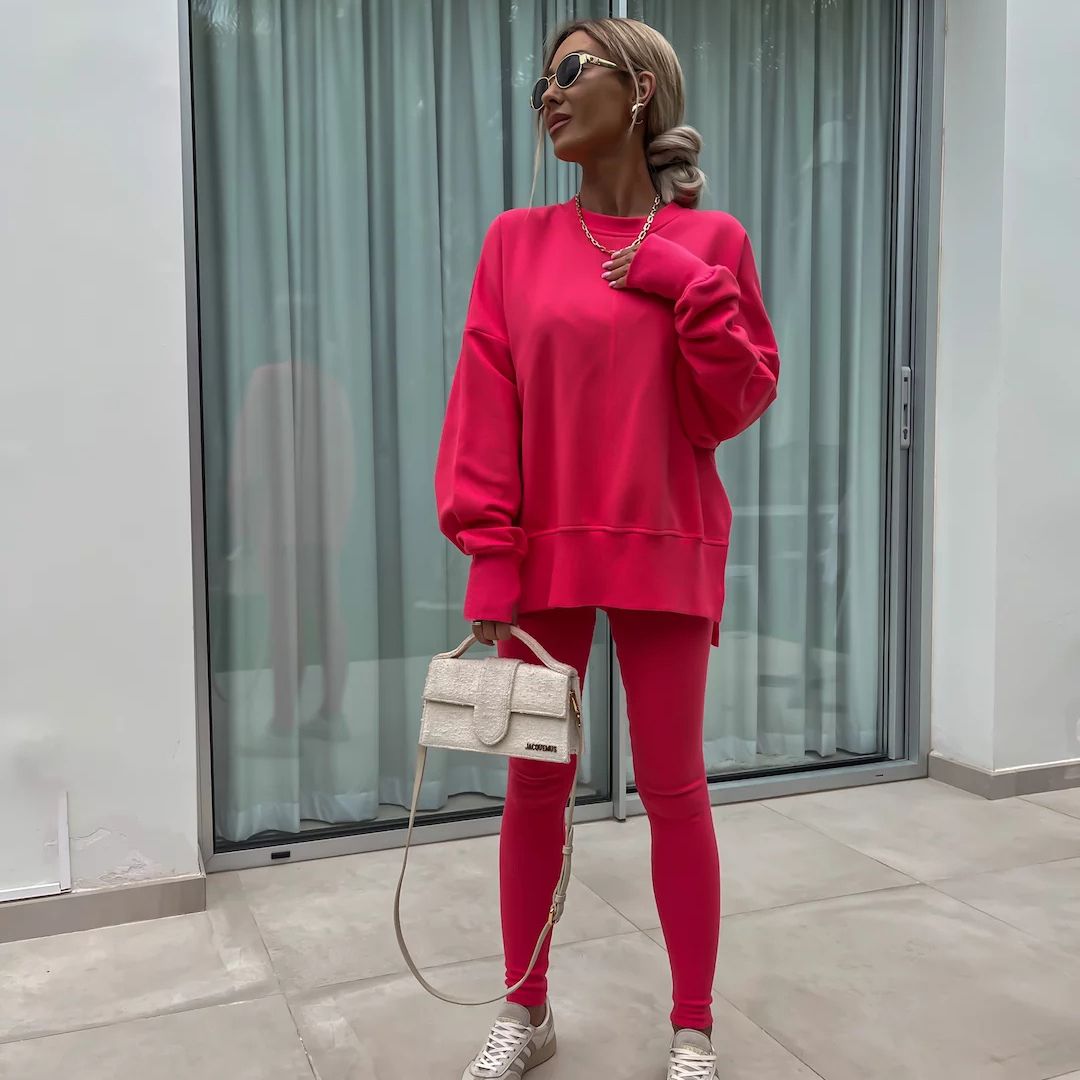 Drune | Gemütliches Oversized-Sweatshirt und Leggings-Set