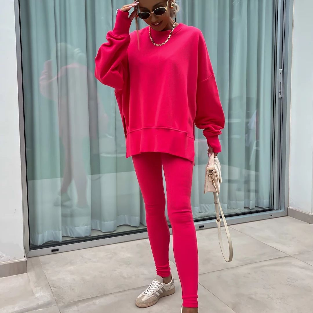 Drune | Gemütliches Oversized-Sweatshirt und Leggings-Set