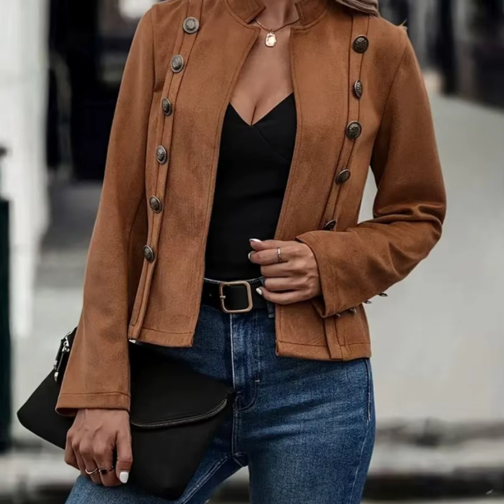 Drune | Elegante Jacke Mit Knöpfen