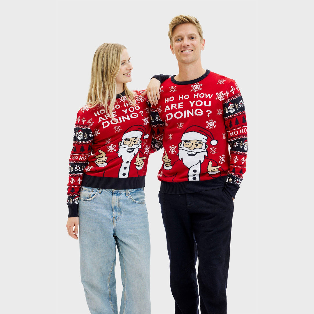 Drune | Ho ho how you doin' Weihnachtspullover - Damen